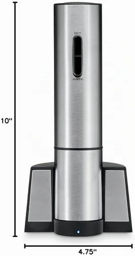 Vista 4 de Cuisinart Abridor de Vino Eléctrico CWO-25, Acero Inoxidable 3.50" x 4.75" x 10.00