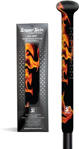 Vista 12 de SNIPER SKIN Baseball & Softball Bat Grip - Replacement Bat Grip Wrap - Easy Install, Strong, Waterproof, Tacked for Performance