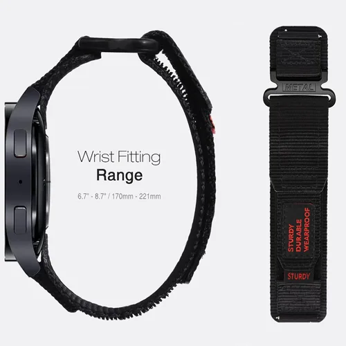Vista 6 de Lamshaw Compatible con Amazfit T-Rex 2 bandas, correa deportiva de nailon resistente con diseño de bucle tejido compatible con Amazfit T-Rex 2 Smart