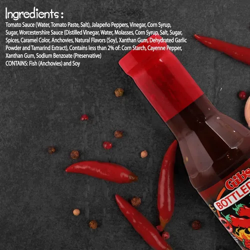 Vista 4 de Bottled Hell Salsa de pimiento picante - Original Receta distintiva de 12 onzas líquidas Condimento único de calor medio Creado con jalapeños