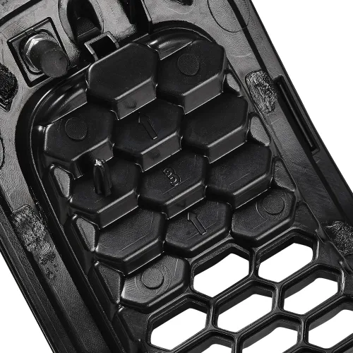 Vista 7 de JSCARLIFE J-eep Cherokee 2014-2018 ABS Honeycomb Grille Inserts Kit de 7 piezas - Cubiertas de malla estilo OEM Instalación con clip, moldura Negro
