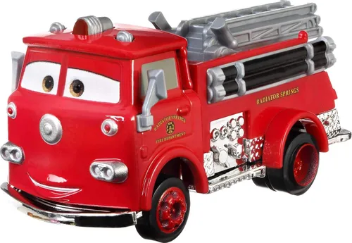 Vista 2 de Disney Cars Toys Pixar Cars - Vehículo rojo de gran tamaño fundido a presión, camión de juguete coleccionable, regalos para niños de 3 años