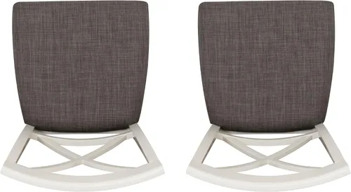 Vista 8 de Powell Muebles Jane Side, Silla de comedor blanca antigua