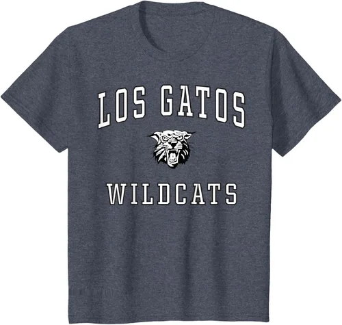 Vista 61 de Camiseta de Los Gatos de la escuela secundaria de Wildcats C1