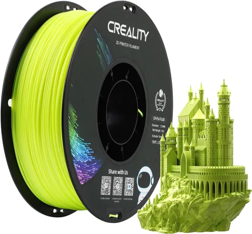 Vista 12 de Creality PLA - Filamento de impresora 3D de 1.75 mm, paquete de filamento para impresoras 3D, resistencia mejorada sin deformación, precisión