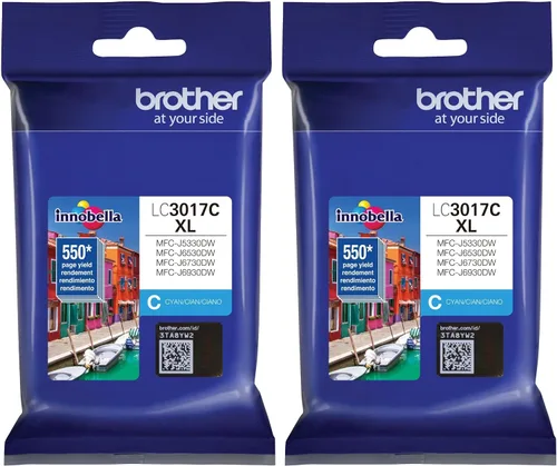 Vista 8 de Brother Printer LC30173PK Paquete de 3 cartuchos de tinta de alto rendimiento XL - 1 unidad: tinta cian/magenta/amarillo