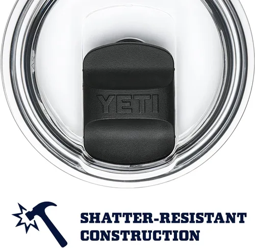 Vista 7 de YETI Rambler - Vaso de acero inoxidable con tapa MagSlider (20 onzas), color grafito