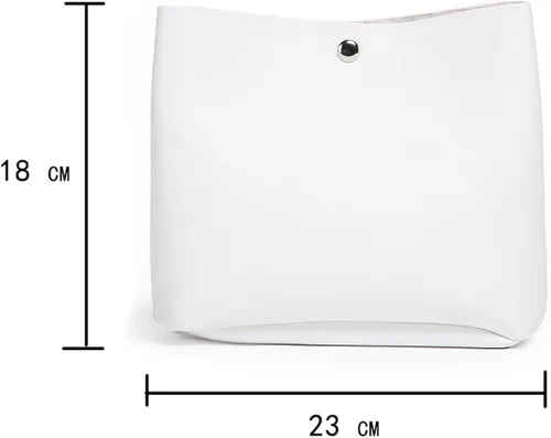 Vista 3 de FANCY LOVE - Bolso bandolera para playa con diseño de agua, transparente