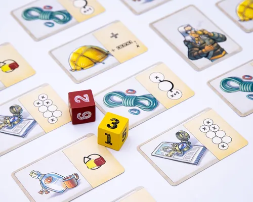 Vista 8 de Trek 12 Himalaya - Juego de mesa - Embárcate en una aventura de estrategia y habilidad del Himalaya. Juego de rodar y escribir para niños y adultos