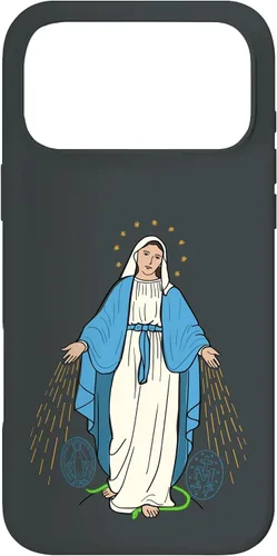 Vista 22 de Nuestra Señora de Gracia - Funda Milagrosa Virgen de la Medalla para iPhone 17