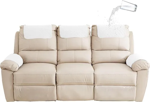 Vista 21 de XMAYODS Funda impermeable para sillón con reposabrazos, fundas antideslizantes para sofá y reposacabezas, fundas para respaldo, fundas para sillón