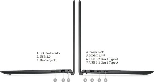 Vista 2 de DELL Laptop de negocios Inspiron 15 3520, FHD de 15.6 pulgadas (1920 x 1080p), Intel i3-1215U hasta 4.40GHz (Beats N4020), 12G, 512G SSD, Windows 11