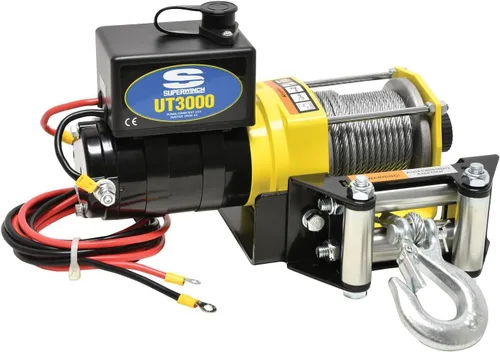 Vista 3 de Malacate portátil para 3000 libras con enganche, sistema de bloqueo de polea y enganche rápido, de Superwinch, Torno
