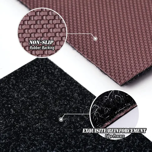 Vista 4 de ANTPOP Alfombra de pasillo de 2 x 2 pies, para interiores y exteriores, con parte trasera de goma, alfombra lavable para pasillo, entrada, cocina