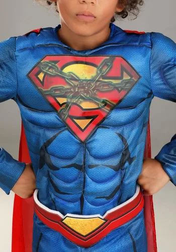 Vista 7 de DC Comics Superman Deluxe Disfraz para niños