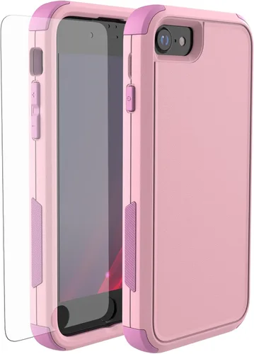 Vista 12 de X-belmox Funda resistente para iPhone SE 2022 (3ª generación), iPhone SE 2020 (2ª generación), 3 en 1 [a prueba de golpes] [a prueba de caídas]