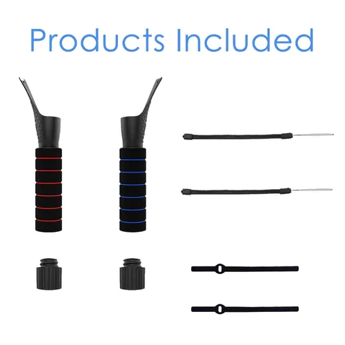 Vista 2 de Linkidea Two-Hand Extension Compatible with MetaOculus, Quest, Quest 2, or Rift S Controllers for Most VR Games (1 Pair)