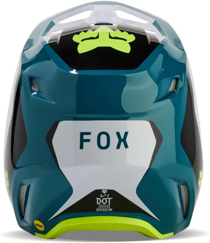 Vista 3 de Fox Racing Casco unisex para motocross V1, azul Maui, XXL