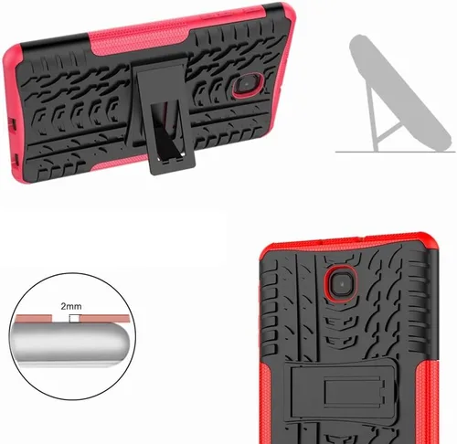 Vista 4 de Maomi - Funda para Samsung Galaxy Tab A de 8.0 pulgadas, versión 2018 (modelo: SM-T387), funda resistente con función atril