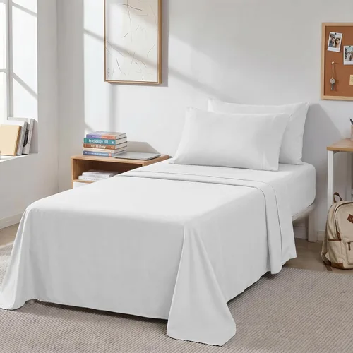 Vista 65 de Southshore Fine Living, Inc. Juego de sábanas de 4 piezas, 21 pulgadas de profundidad con sábana bajera, microfibra suave, sábana encimera de gran