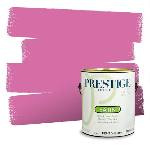Vista 783 de Prestige Paints Pintura exterior e imprimación en uno, 1 galón, plano, coincidencia comparable de Valspar* Amber Rose*