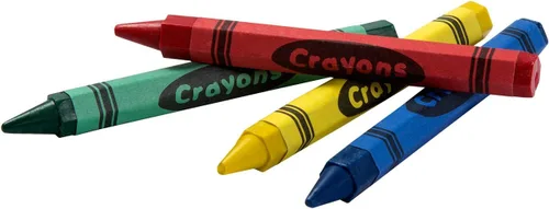 Vista 2 de AmerCare Royal - Crayones de panal no tóxicos para niños, 4 colores envueltos individualmente para violonchelo, colores surtidos para restaurantes