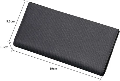Vista 2 de TAUFE Men's Wallets, Man Wallet pu Leather Concise Money Bag Huge Capacity Purse Card Holder for Men Item Organizer