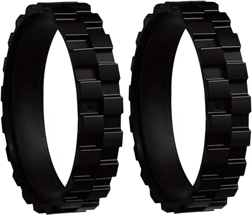 Vista 2 de Reemplazo de neumáticos para iRobot Roomba s9/s9+S Series Piezas de repuesto de rueda delantera con cepillo lateral