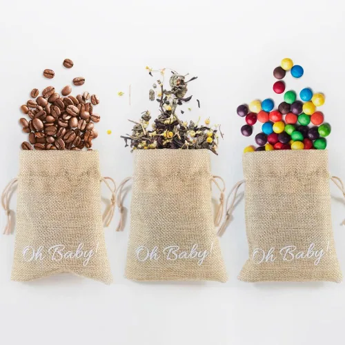 Vista 6 de Sweet Baby Co. - Bolsas de recuerdo de fiesta para 20 invitados Oh Baby Party para invitados a granel, niñas o niños, premios de revelación