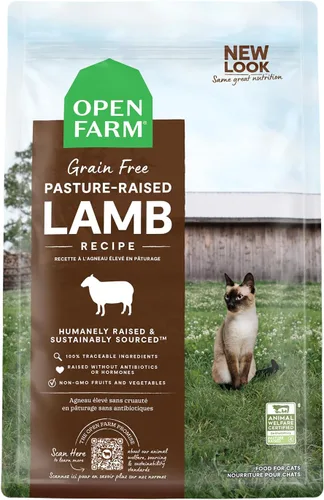 Vista 10 de Open Farm, Alimento seco para gatos sin granos, croquetas altas
