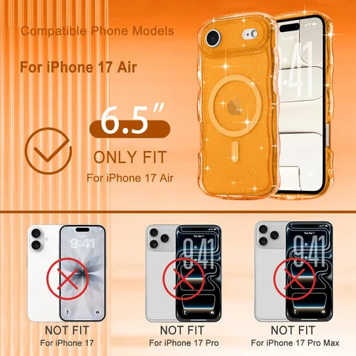 Vista 351 de Pepmune Funda magnética para iPhone 17 Pro Max, color rosa