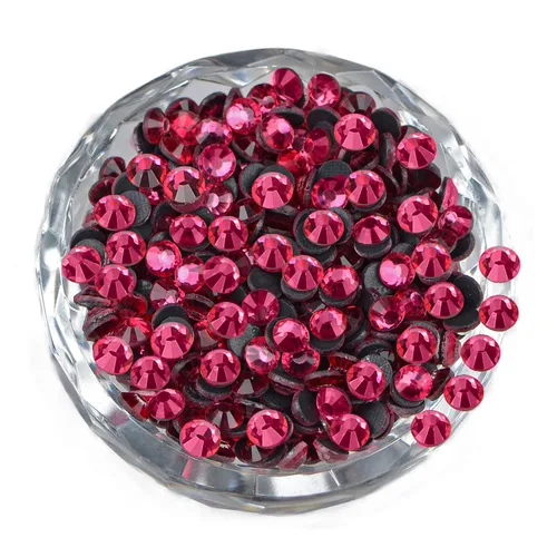 Vista 49 de LPBeads 10000 unidades de diamantes termoadhesivos SS6 amatista con parte trasera plana, gemas de diamantes de imitación de cristal redondas