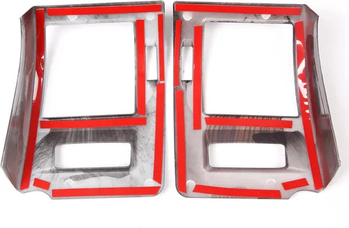 Vista 7 de Compatible con Toyot@Land Cruiser Prado FJ150 150 2010 2011 2012 2013 2014 2015 2016 2017 2018 2019 ABS consola lateral de aire acondicionado Fibras