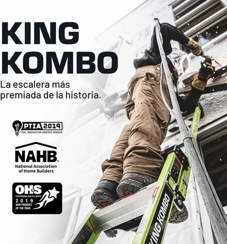 Vista 2 de Little Giant King Kombo XT, escalera extensible multiposición, 13936-071