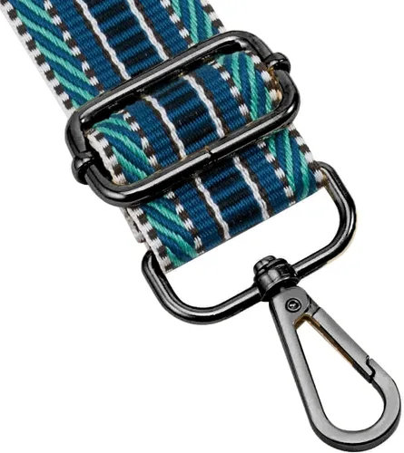 Vista 179 de ZOOEASS Hebillas de níquel Correa ancha para el hombro ajustable de repuesto para cinturón de pistola, hebilla de guitarra estilo bandolera