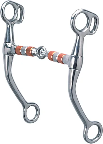 Vista 10 de Weaver EquineTom Thumb Bit, 5" Roller Mouth, Stainless Steel