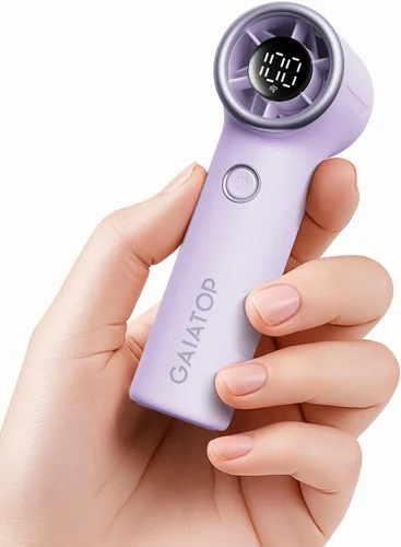 Vista 8 de Gaiatop Mini ventilador de mano portátil, 4000 mAh [15 horas de funcionamiento máximo] ventiladores turbo personales tamaño de bolsillo, ventilador