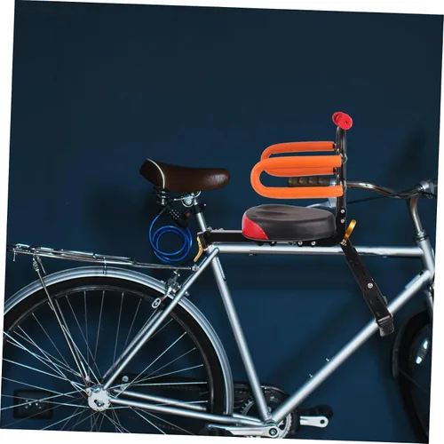Vista 3 de KICHOUSE Asiento de bicicleta de sillín para niños y niñas, asiento de bicicleta cómodo, seguro, fácil de instalar, crece