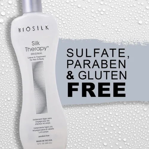 Vista 7 de BioSilk Silk Therapy Cura Original, Tratamiento Reconstructor para Añadir Brillo y Ayudar a Prevenir las Puntas Abiertas, Sin Sulfatos, Parabenos