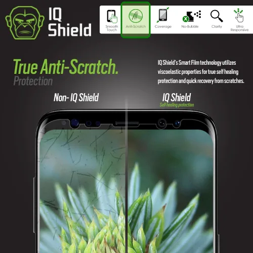 Vista 5 de Protector de pantalla para Galaxy S8, Protector IQ Shield LiQuidSkin que cubre toda la pantalla - Para Galaxy S8 con pantalla de 5,8'' 2017