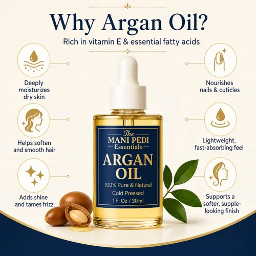 Vista 4 de TMPE Aceite de argán 100% puro, prensado en frío. Fuente natural de vitamina E y antioxidantes. Aceite de uso diario para cabello, piel y cuerpo, 1