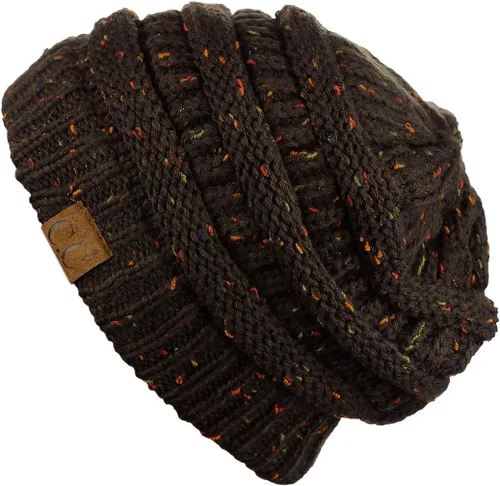 Vista 572 de C.C Trendy Warm Chunky Soft Stretch Cable Knit Beanie