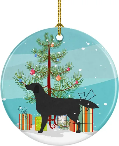 Vista 30 de Caroline's Treasures Cavalier King Charles Spaniel - Adorno de cerámica para árbol de Navidad, decoración colgante para el hogar, Navidad, fiestas