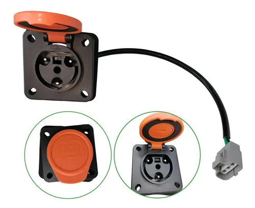 Vista 7 de JOEEGO Y-30 Receptáculo de cargador para carrito de golf, CA 110-220V, compatible con Coleman DR48V y Kandi Kruiser 4P AGM Battery EV, cable