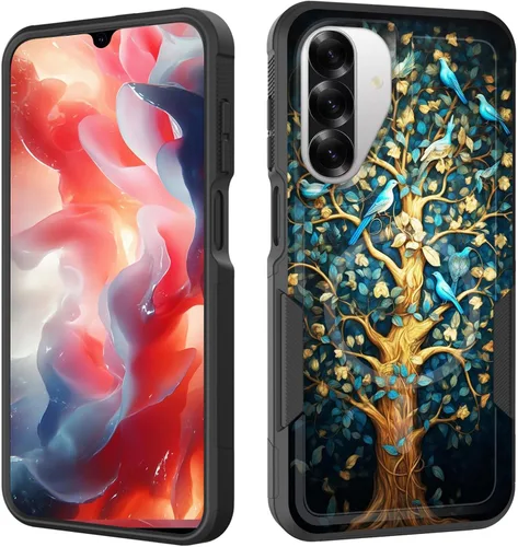 Vista 70 de Funda magnética para Galaxy A16 5G, [compatible con MagSafe] [protección contra caídas de grado militar] Funda resistente a prueba de golpes