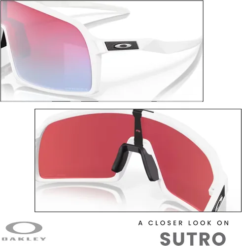 Vista 109 de Oakley Sutro OO9406 / OO9462 - Lentes de sol para hombre, kit de correa de accesorios, bolsa de microfibra