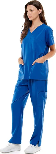 Vista 2 de MEDPIA Scrub Sets for Women and Man Medical Nursing Uniform Pants 4-Way Stretch & 8-Pocket