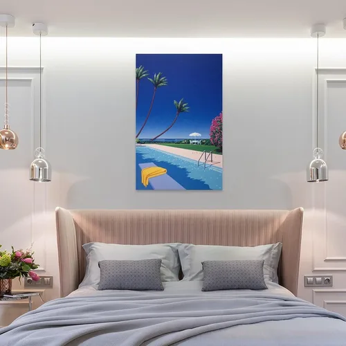 Vista 8 de Hiroshi Nagai - Decoraciones para dormitorio, decoración estética para habitación, arte para el hogar, marco de trabajo, póster, pintura decorativa