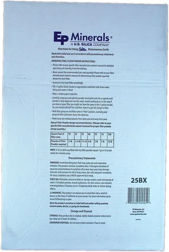 Vista 2 de EasyGo Product Celatom Diatomaceous Earth DE Ayuda para Filtro de Piscina – Filtración de Piscinas y Spa – 25 Libras