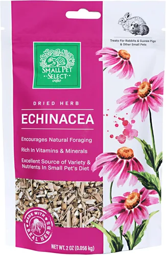 Vista 3 de Small Pet Select - Echinacea, un tratamiento herbario natural para conejos adultos y conejillos de indias, 2 onzas